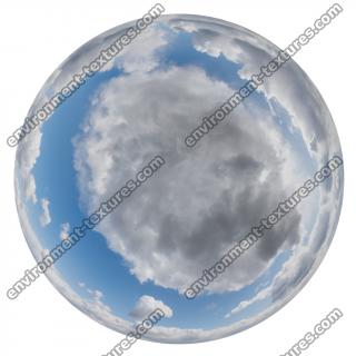 HDRi Skydome of Clouded Sky 12K